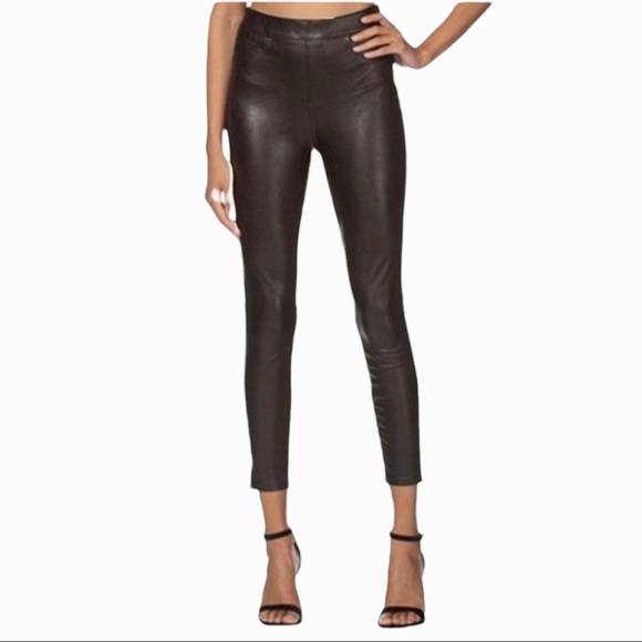Spanx Leather-Like Ankle Skinny Pant - Picture 2 of 7